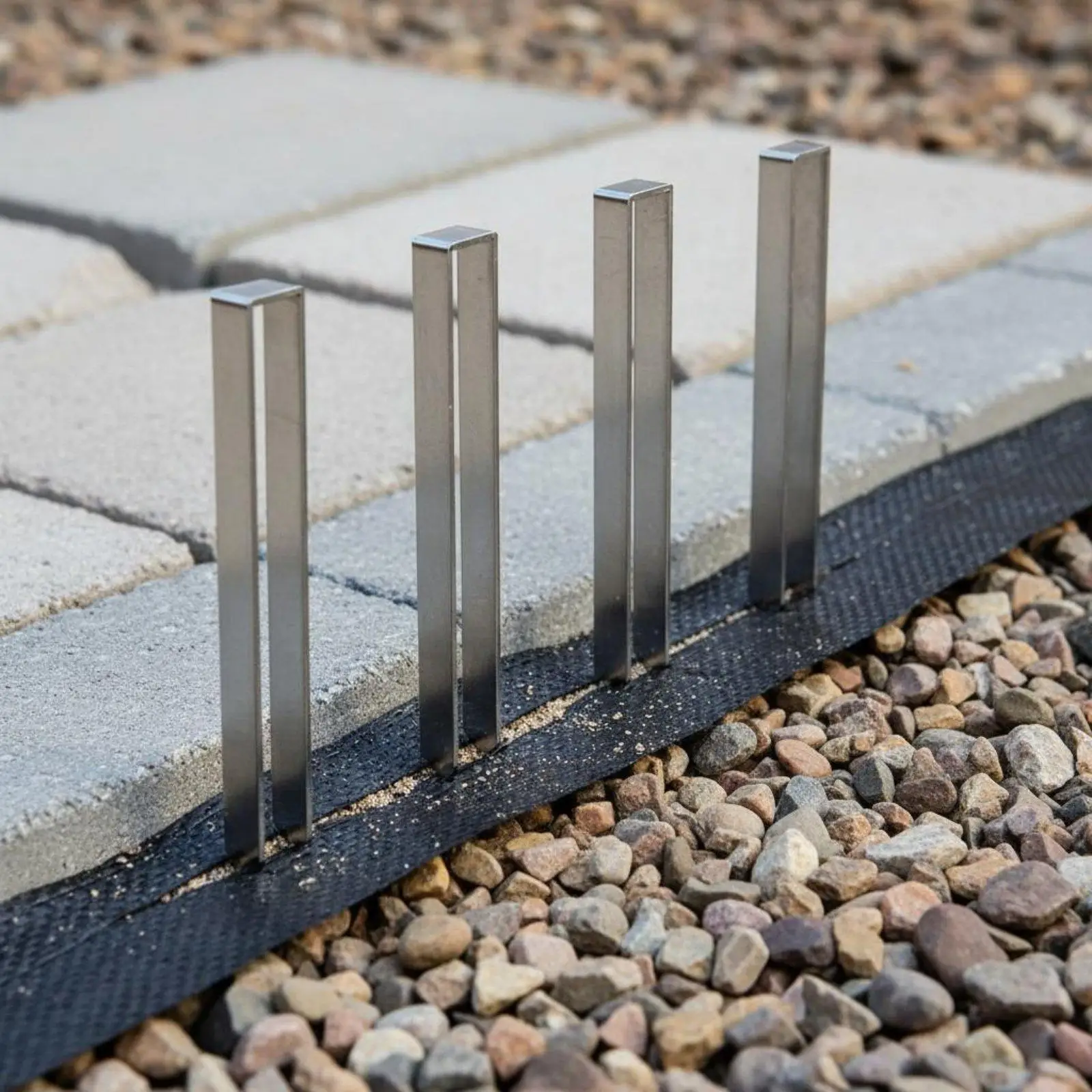 Multi Purpose Tent Ground Anchor Stainless U Stake Secure Lawn Fastener for Outdoor Camping Gear