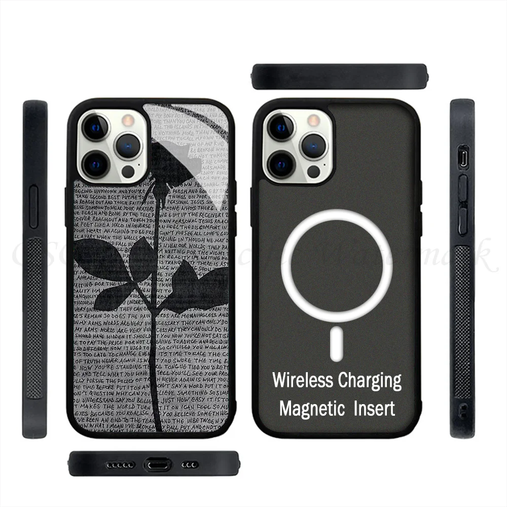 Лидер продаж, Прочный Магнитный чехол для телефона Depeche Mode, для IPhone 15 14 13 Pro Max 11 12 Mini Alex