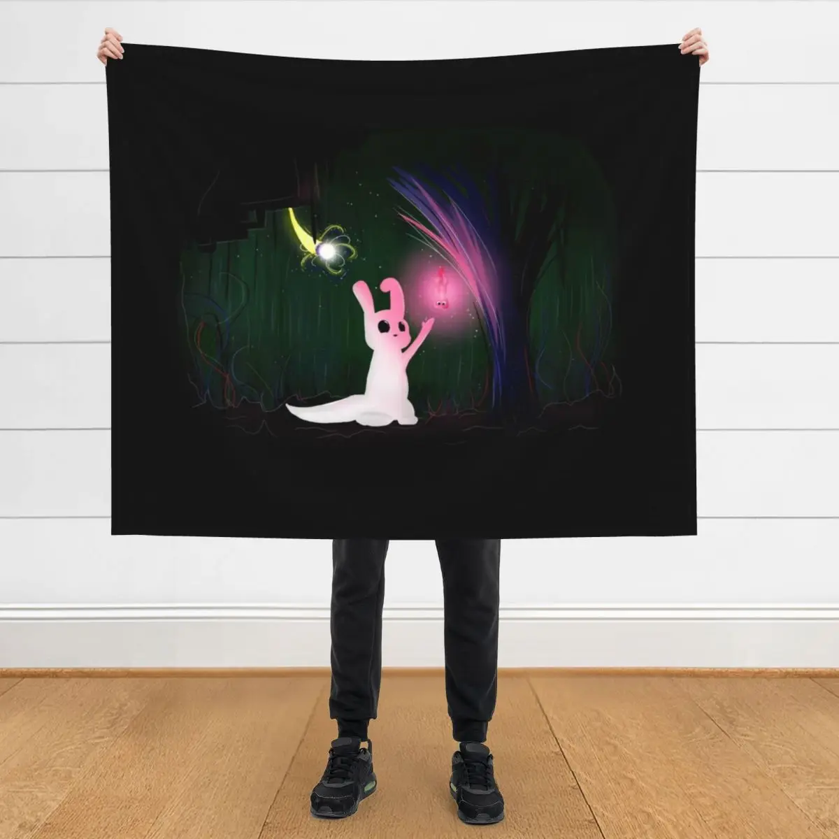 

Glowing Slugcat // Rain World Throw Blanket Luxury Throw christmas decoration decorative Blankets