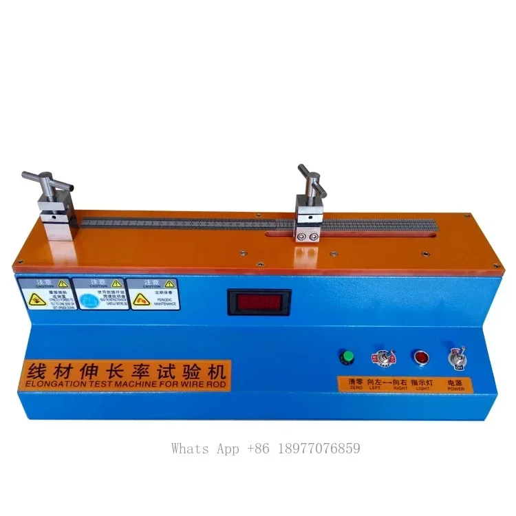 Horizontal Tensile Strength Measuring Instruments Elongation Test Machine For Copper Wire