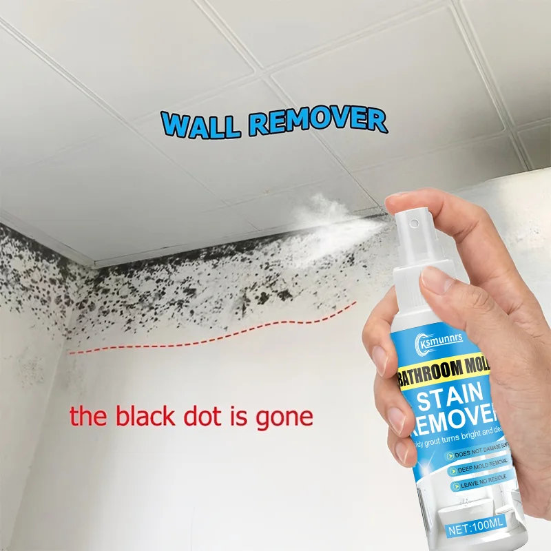 Black Spot Remover for Walls - Mold And Stain Eliminator Versatile Home Cleaning Solution for All Environments