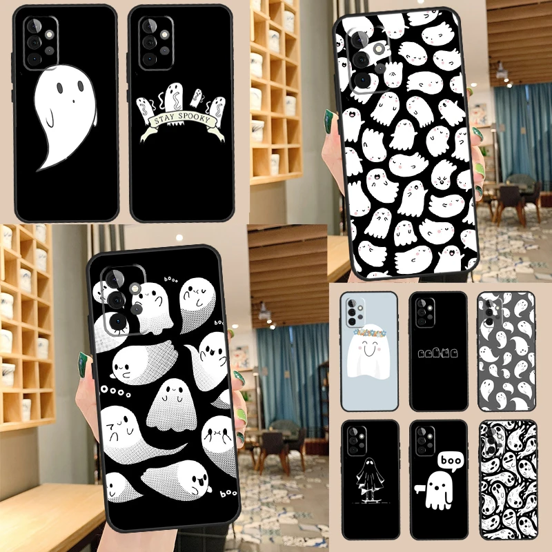 Halloween Spooky Ghost Case For Samsung Galaxy A14 A34 A54 A52S A12 A22 A32 A52 A72 A13 A33 A53 A73 A31 A51 A71