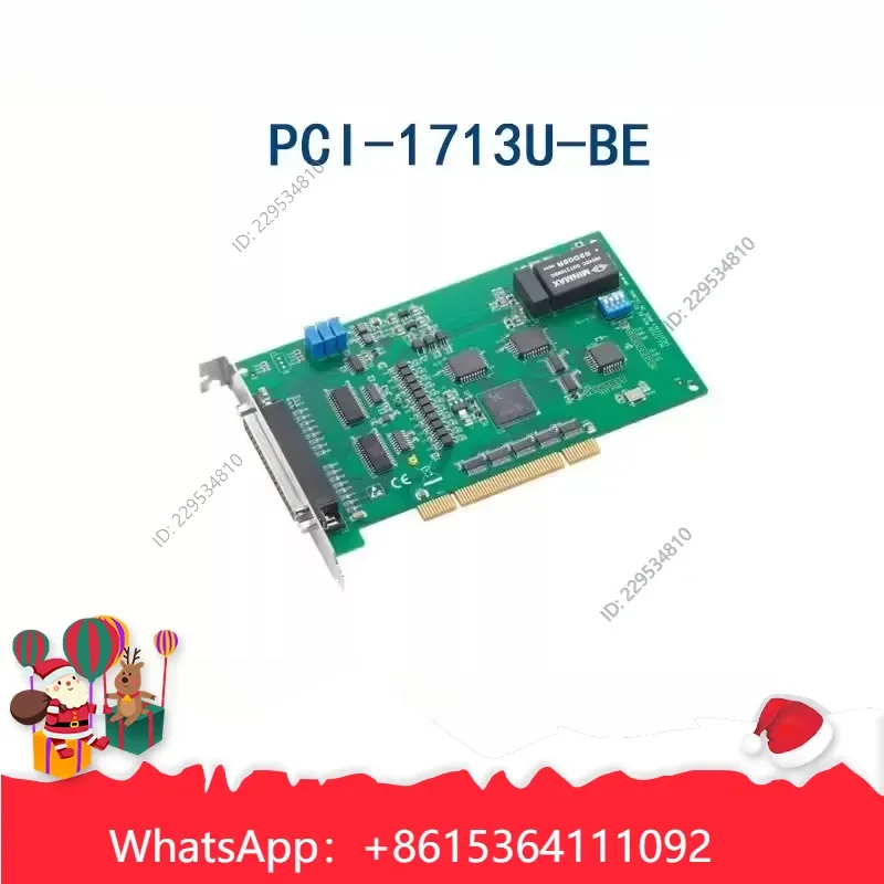 1pc for PCI-1713U-BE 32 Channel Isolated Analog Input Card 12 Bit A/D Conversion Resolution Compatible For Model，practical us