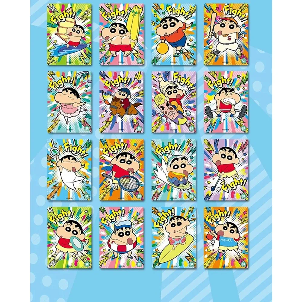 Echte EAKI Crayon Shin-chan Collectie Kaarten Zeer Geliefde Anime Hoofdpersoon Creatief Ontwerp Rollenspel Kaarten Vrienden Geschenken