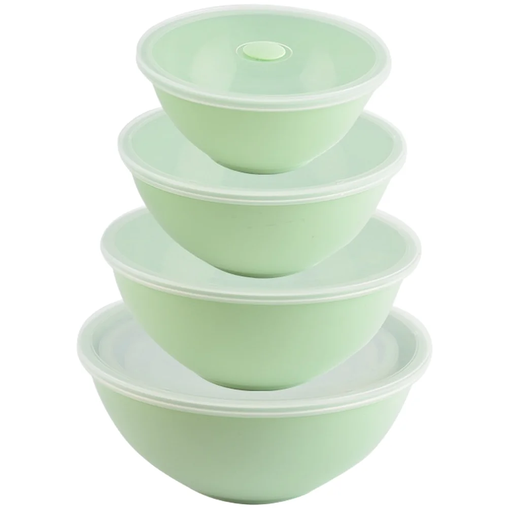 Plastic Airtight Food Storage Vessel Designed for Freshness Preservation and Compact Stacking in Refrigerator or Cabinet