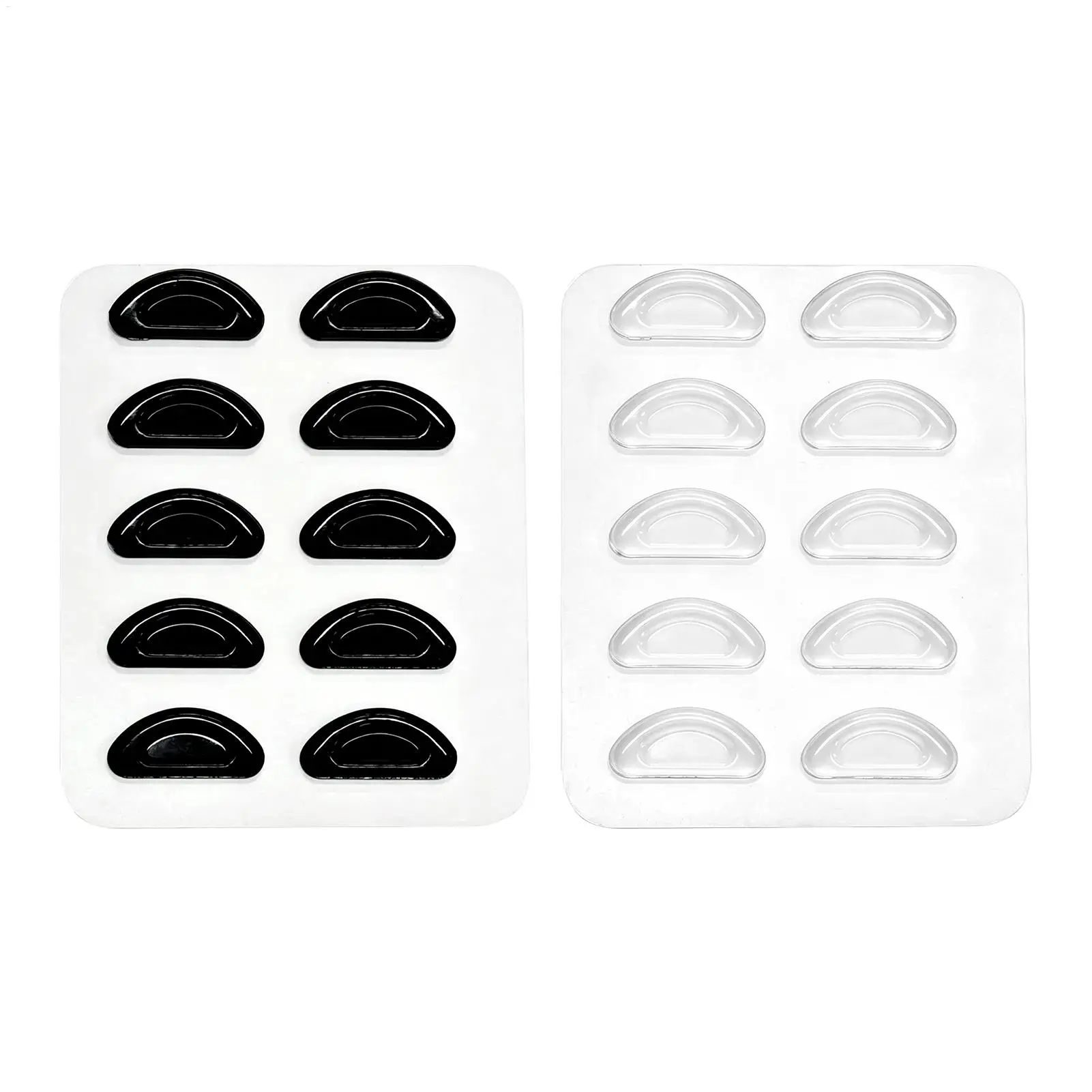 5 Paar Silikon-Nasenpads für Brillen, Selbstklebende Halterungen für Sonnenbrillen, Zubehör für Alltags- und Fahrbrillen für Damen und Herren