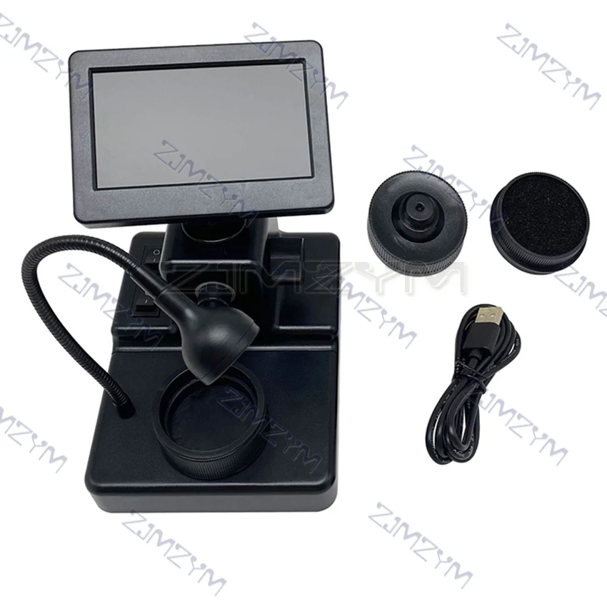 1000X Digital Diamond Girdle Viewer Microscope Camera Diamond Inscription Viewer with 4.3Inch LCD Screen Properties Observer