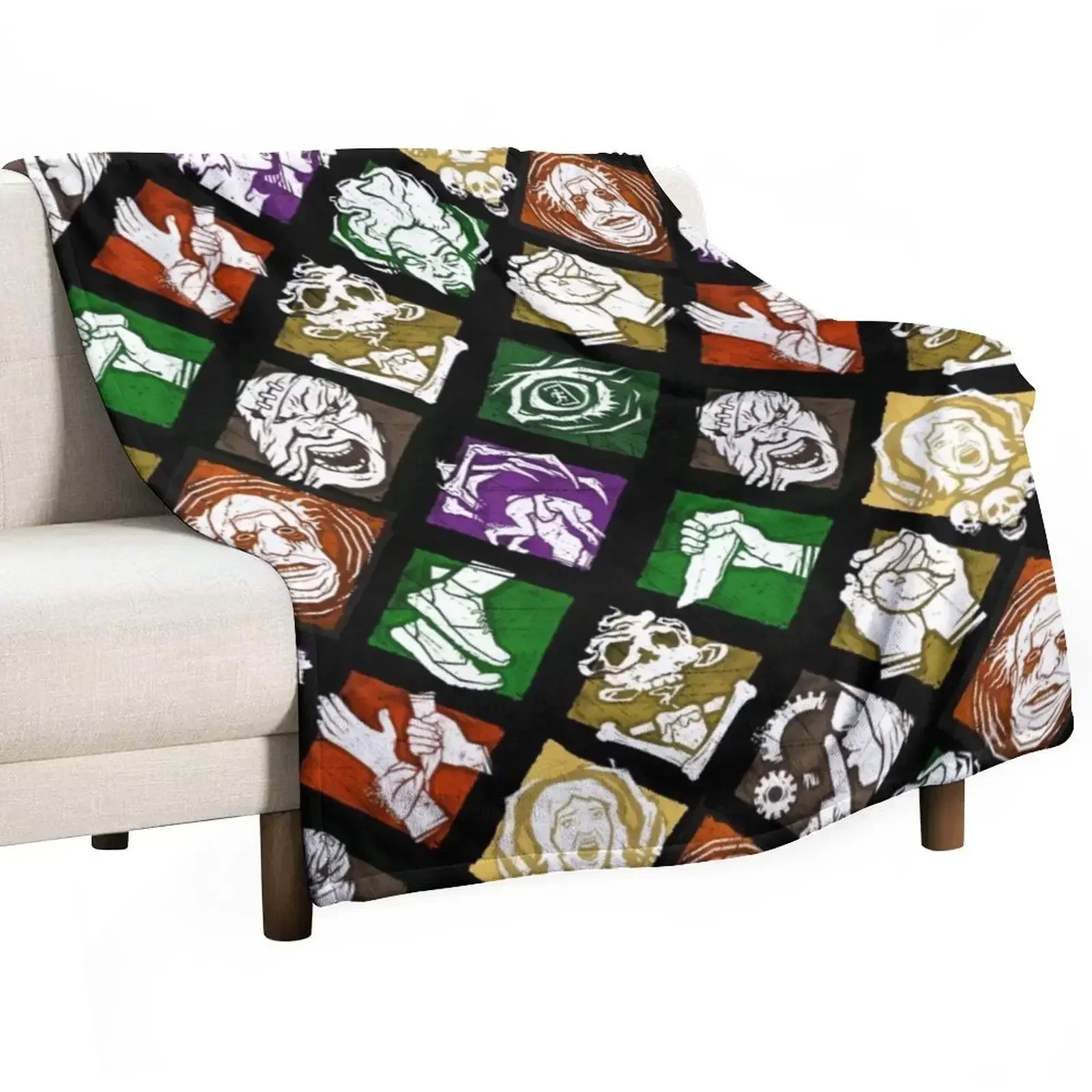 DBD Perks Throw Blanket Designers anime Luxury Thicken Sofa Throw Blankets