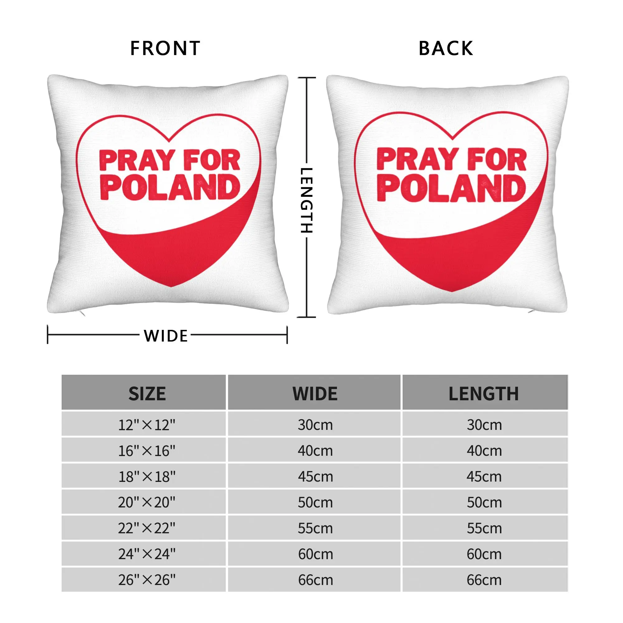 Polish Pride Be Like Poland Throw Pillow Cover Polyester Cushions for Sofa  , 45*45cm Pillowcase