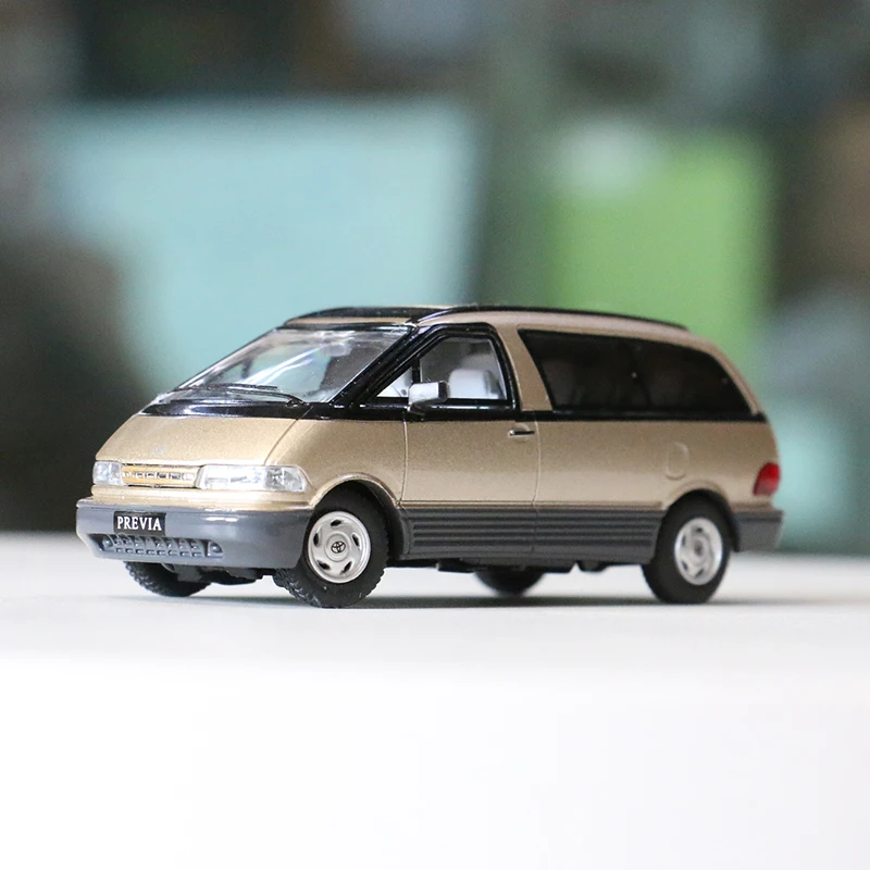 Alloy Simulação Model Car, GCD 1:64 Toyota Previa 1 Generation (XR10) Series