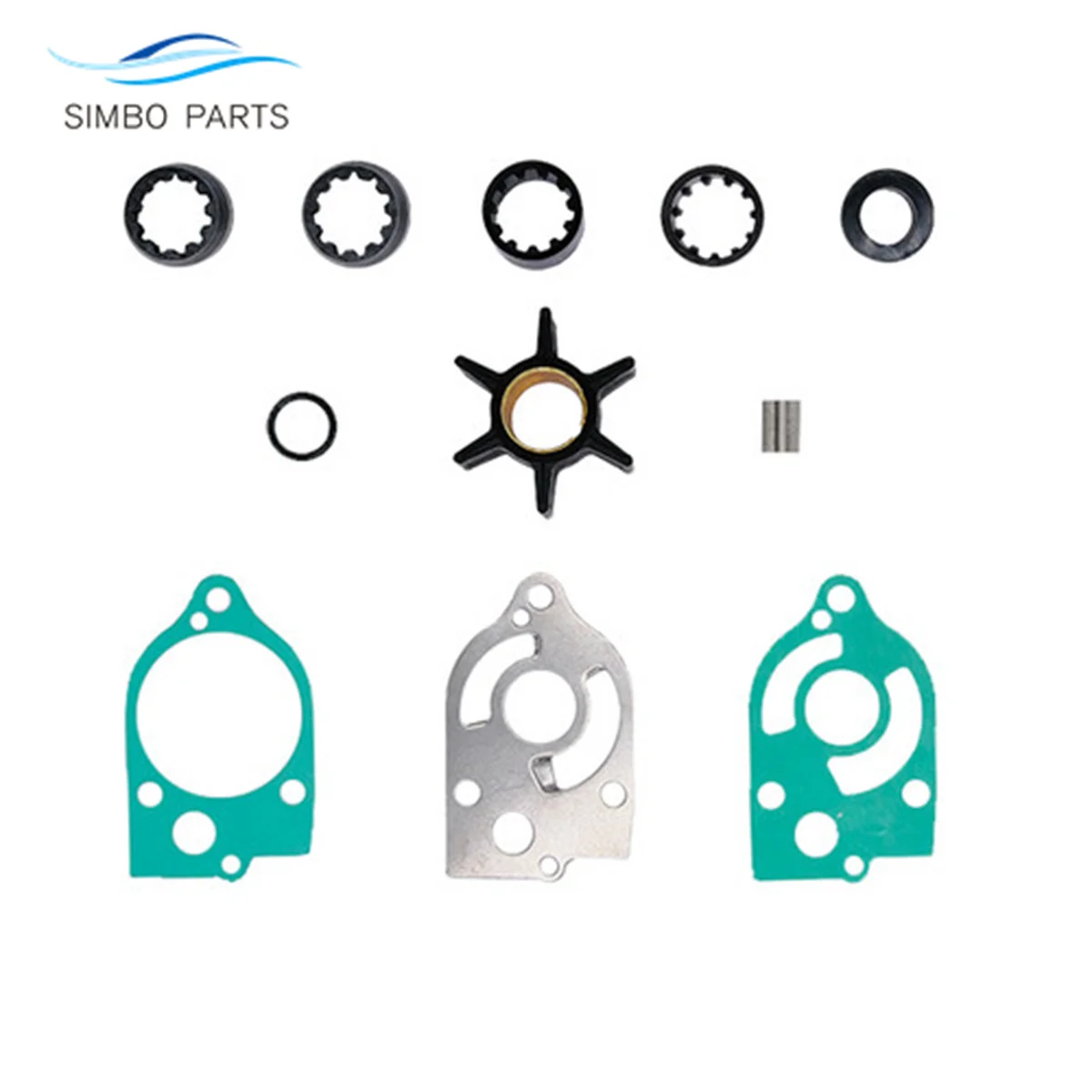 47-89983 Water Pump Impeller Kit For Mercury 30 35 40 50 60 65 70 HP Outboards Motor 47-89983T Sierra 18-3007