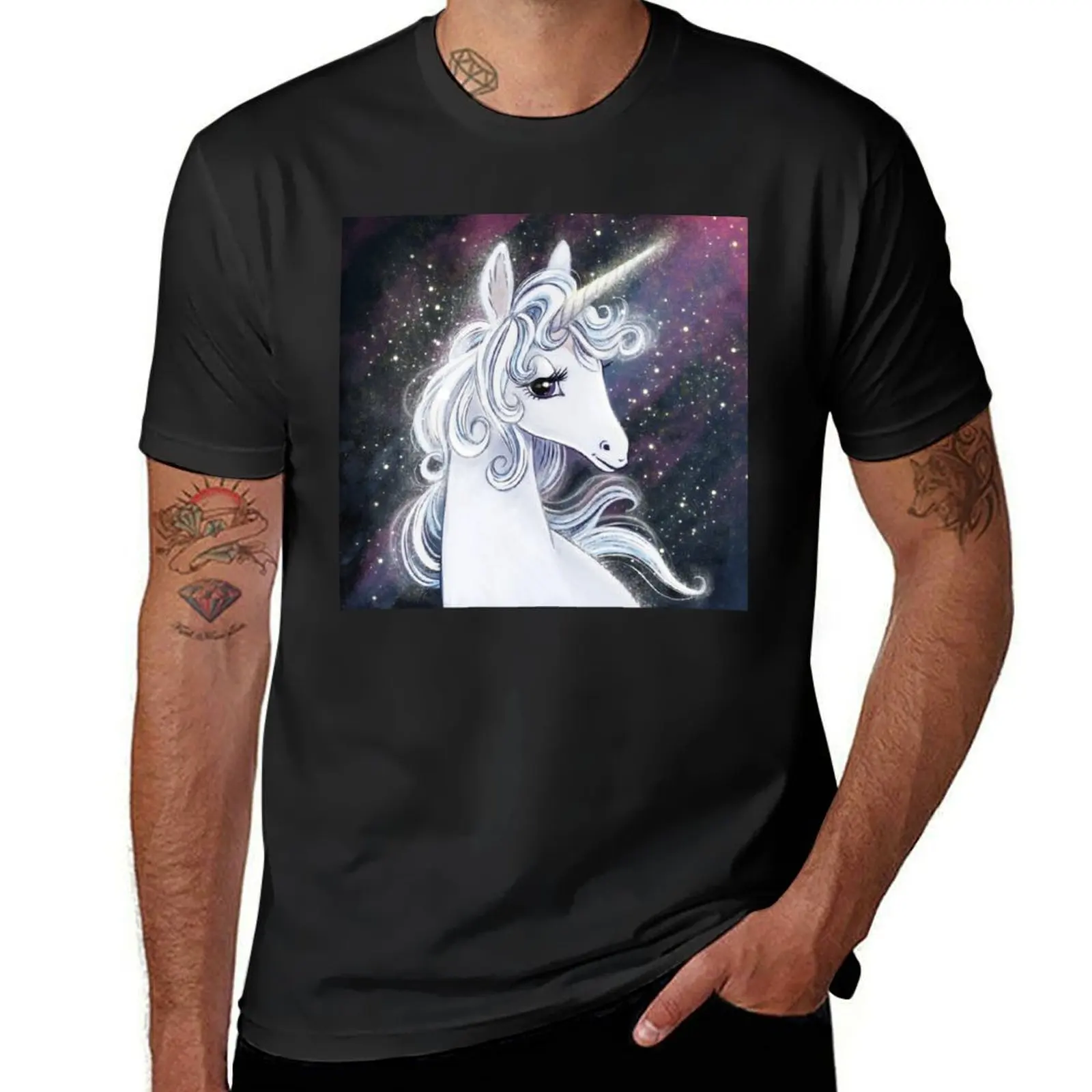 

The Last Unicorn Real magic T-Shirt Aesthetic clothing summer top men t shirts