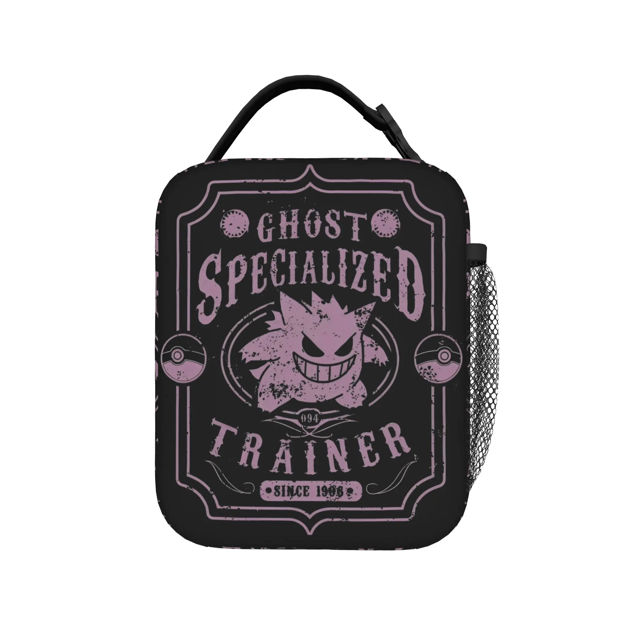 

Gengar The Spooky Pokemon Insulated Lunch Bags Cooler Bag Meal Container High Capacity Tote Lunch Box for Men School Outdoor