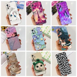 For Xiaomi Poco X3 GT Case Cover PocoX3 X 3 GT 5G Flower Transparent Soft TPU Silicone Phone Case For Poco X3 GT 6.6'' Fundas