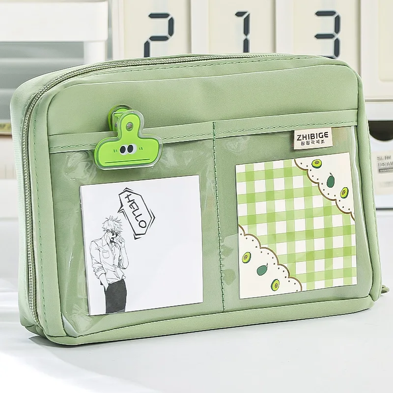 12 Layers Panda Large Capacity Pen Case High Appearance Stationery Box For Girls And Boys Stylish Functional Cute Pouch