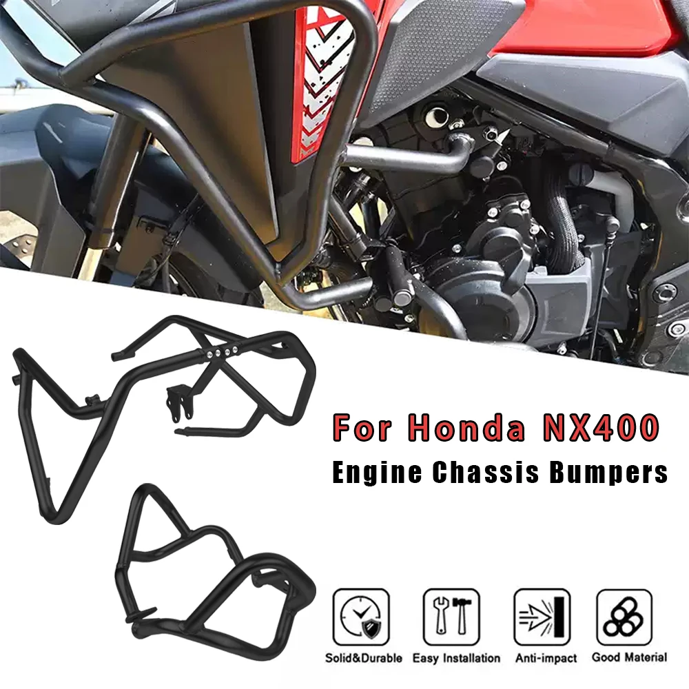 

Для Honda NX400 NX500 2024 2025, детали бампера шасси, защита бампера двигателя, защита рамы, аварийные дуги, аксессуары для мотоциклов