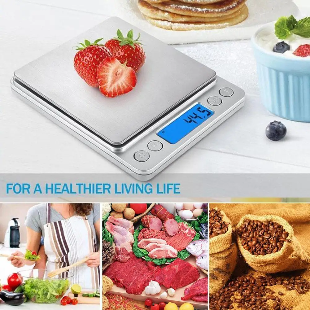 Precision Food Electronic Scale Home Digital Mini Kitchen Baking Scale Jewelry Scale LCD Display