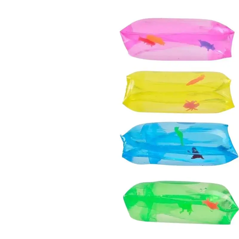 Colorful Random Sea Creature Stress Relief Toy Soft  Fidget Toy for Kids Adults Goodie Bag Filler Gift