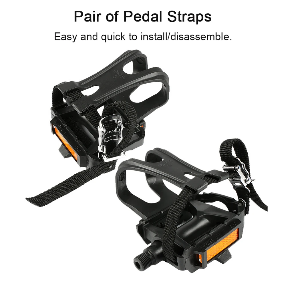 Bicycle NonSlip Pedal Straps  Road Bike Pedals Bearing Pedal Binding Band Bicycle Pedals Belt Cycle Accessory