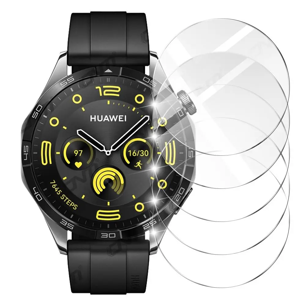 1Pc/2Pcs Smart Watch Accessory Screen Protector Anti-Scratch 9H HD Tempered Glass Film Clear for Huawei Watch GT4 41mm / 46mm