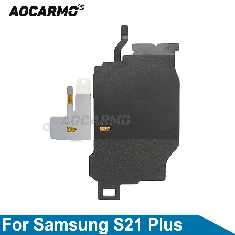 Aocarmo For Samsung Galaxy S21 Plus S21+ Charger Wireless Charging Induction Coil Module And NFC Flex Cable Repair Parts