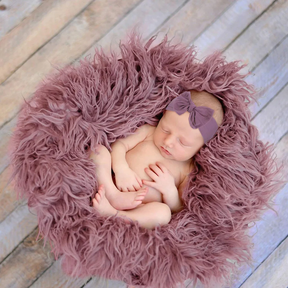 

1Pcs Baby Photo Blanket Photo Prop Dark Grey Cozy Stretchy Soft Newborn Infant Photography Blanket Comfortable