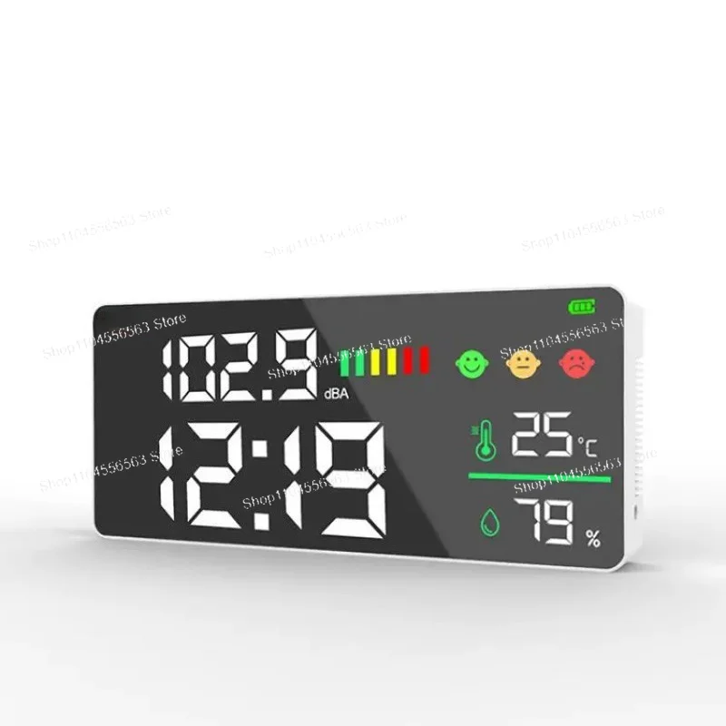 Environmental Testing Instrument DM165A WIFI Decibel Monitor Tuya WIFI Connection Temperature/Humidity