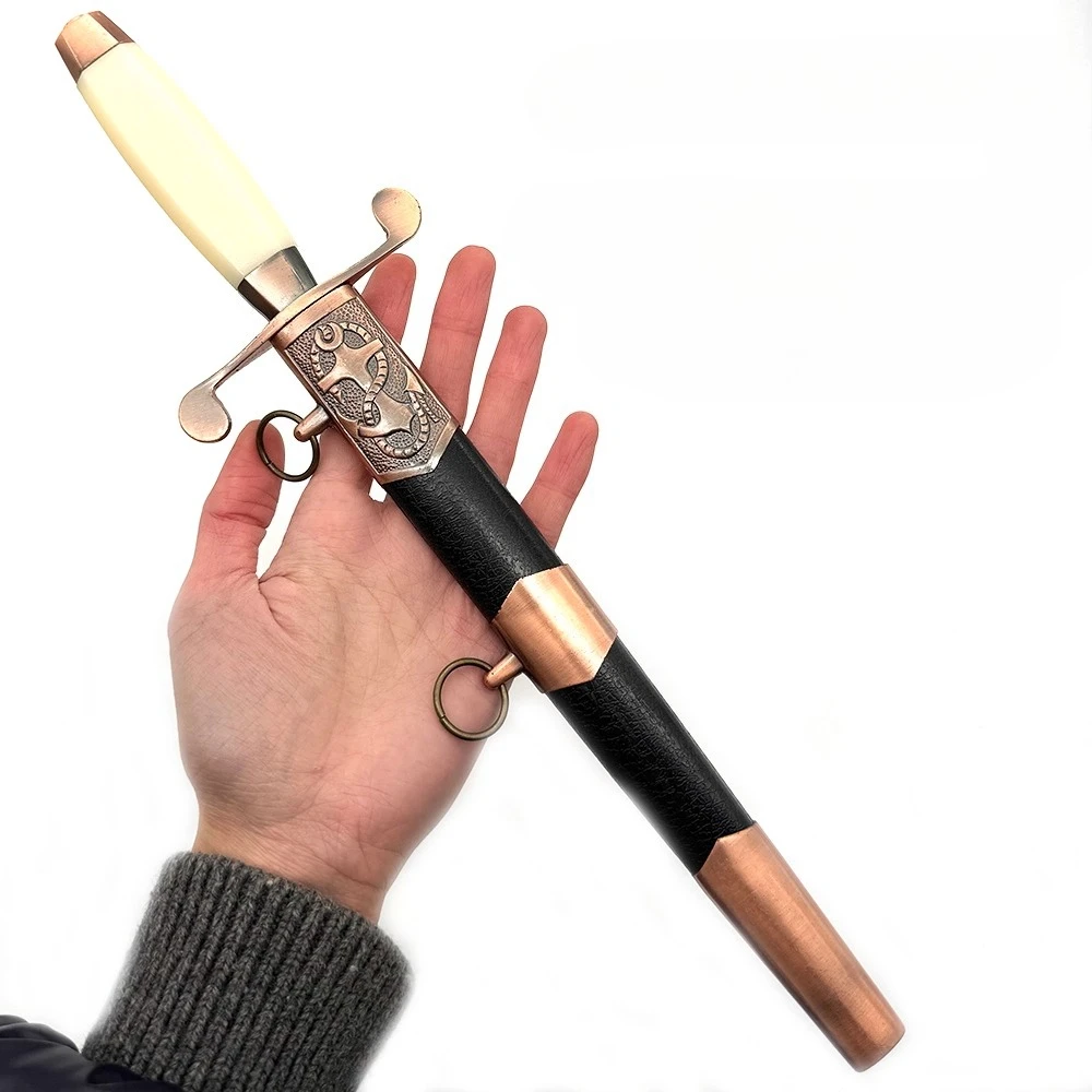 35CM 서양식 단검 해군 칼 모형 수집품 책상 장식품 창의적인 생일 선물 남자친구용 장난감