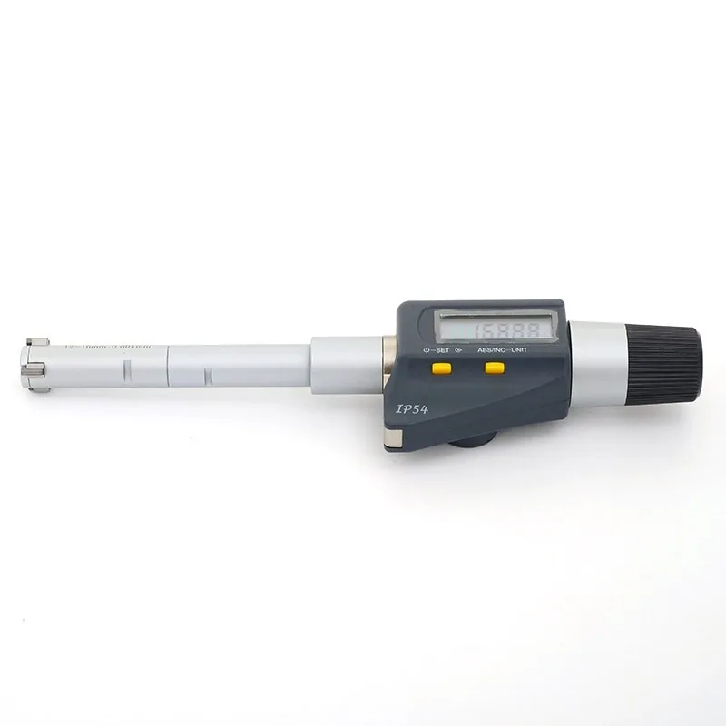 Electronic digital display three jaw/three-point inside micrometer 0. 001 for measuring the circular hole bearing