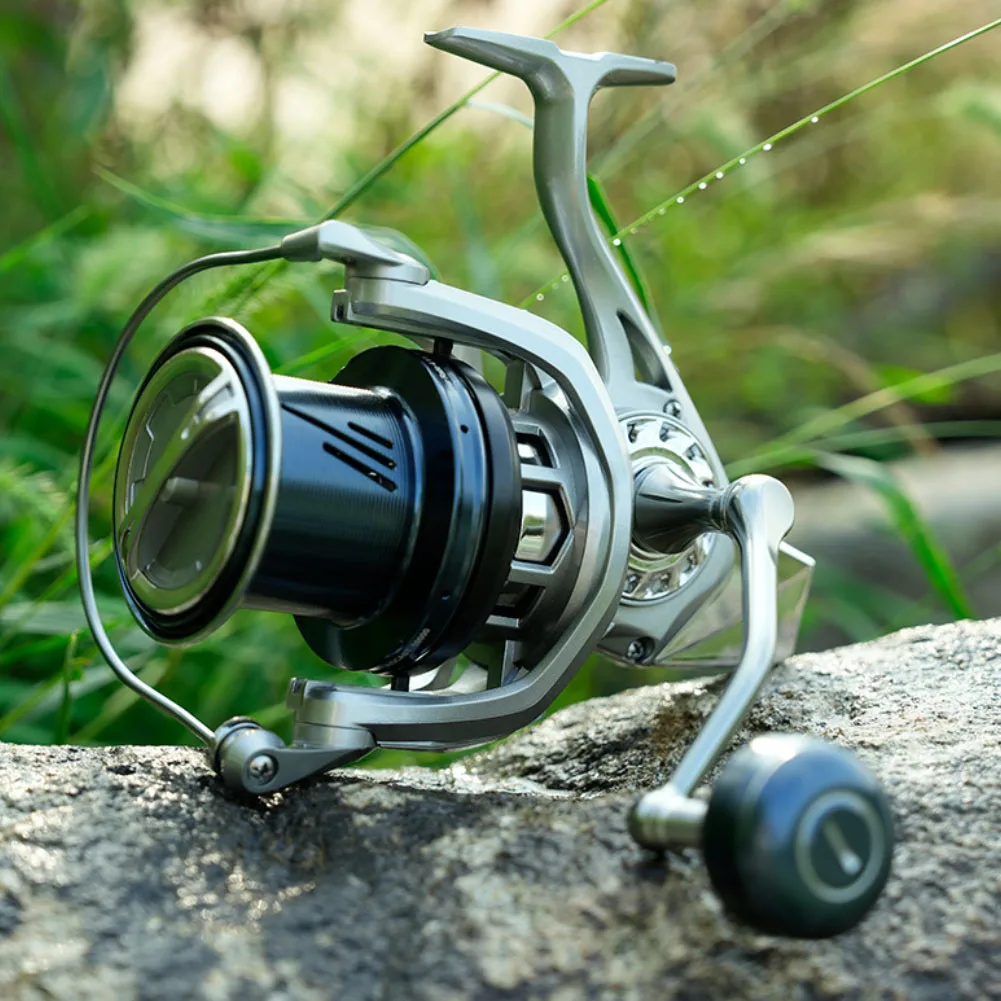 

1 шт. металлические медленные спиннинги, рыболовная катушка 8 + 1 металлические двойные герметичные прочные подшипники, 20 кг, сменное оборудование для тормозной рыбалки