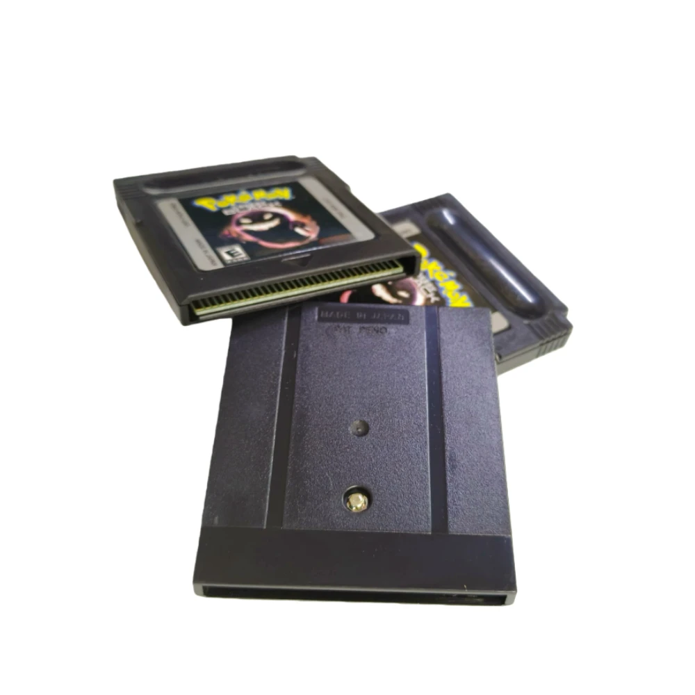 새로운 포켓몬 크리피 블랙 GBC 게임 카트리지 16비트 비디오 게임 콘솔 카드 미국 영어 버전 GBC/GBA 팬들을 위한 선물 어린이용