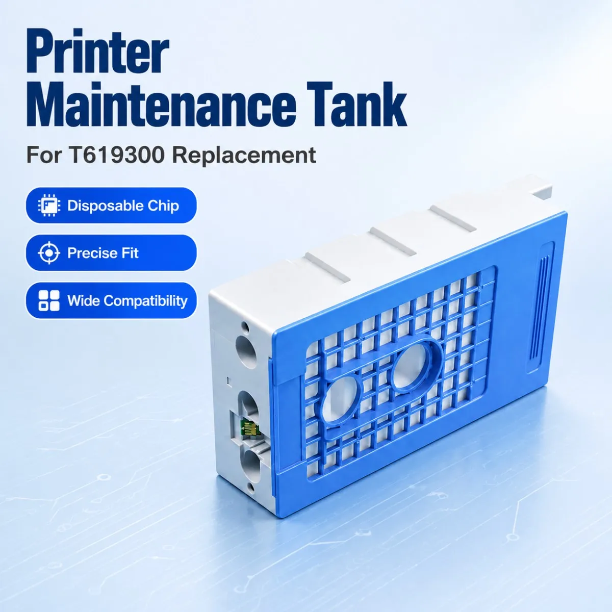 T6193 Maintenance Tank with Chip For Epson SureColor T3000 T5000 T7000 T3070 T5070 T7070 T3200 T5200 T7200 T3270 T5270 T7270