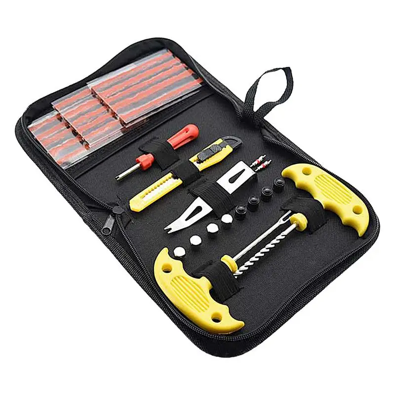 

32 PCS Car Tire Repair Tool Auto Bike Tire Tyre Puncture Tire Repair Kit Plug Garage Car Accessories