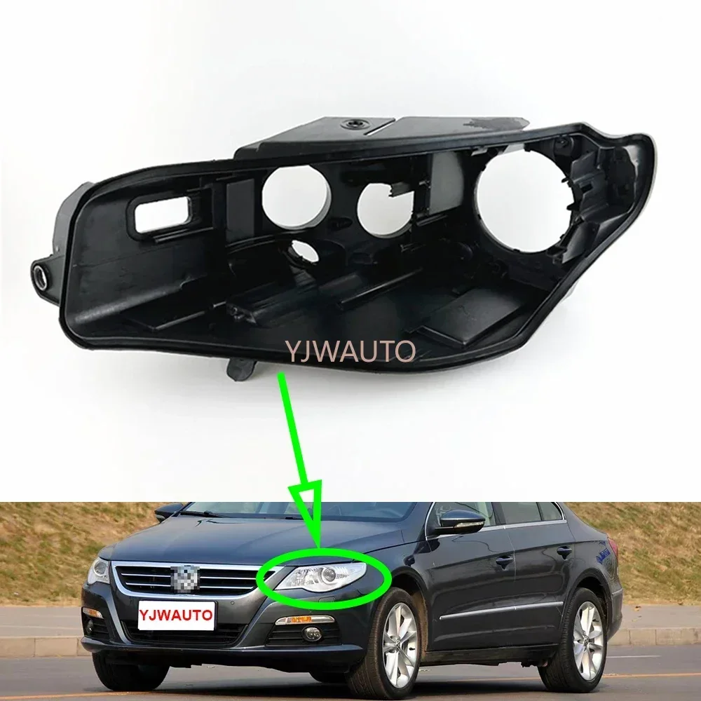 For VW Passat CC 2008 2009 2010 2011 2012 Headlamp House Car Headlight Base Rear Headlight Back Support