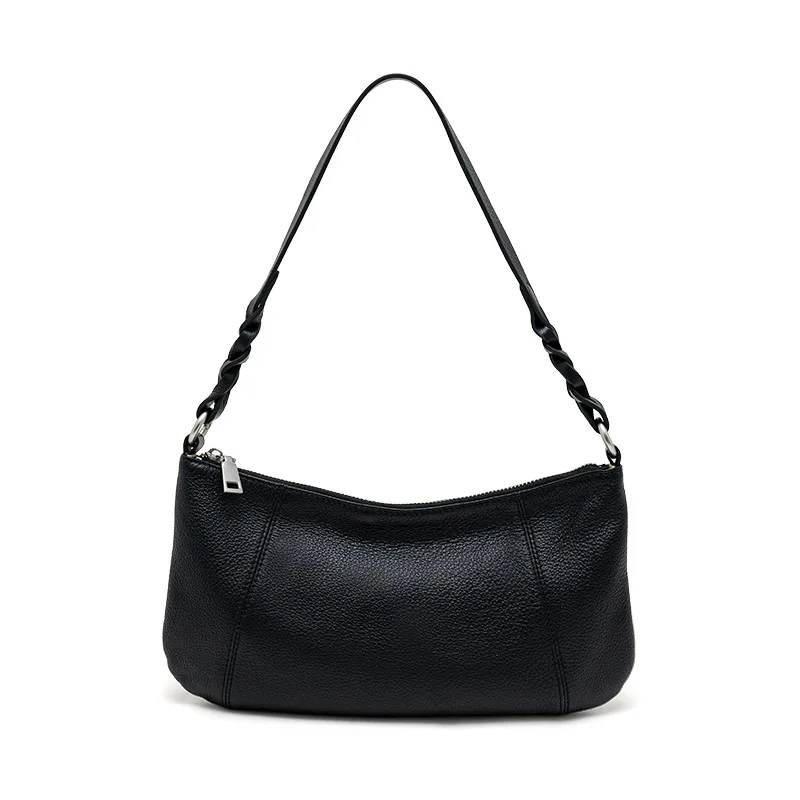 

Women Genuine Leather Shoulder Bag Top Grain Cowhide Underarm Tote Purse Luxury Commuter Handbag