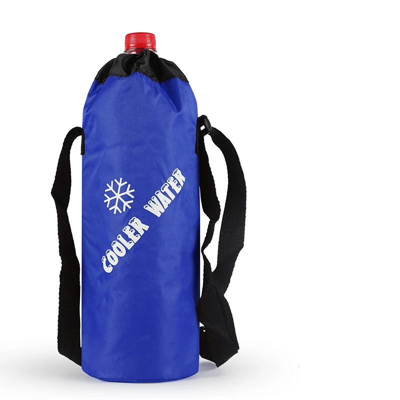 Sommer Reise Tragbare Kühltasche Oxford Tuch Isolierung Hülse Camping Isolierte Wasser Flasche Halten warm/kalt Getränk Träger