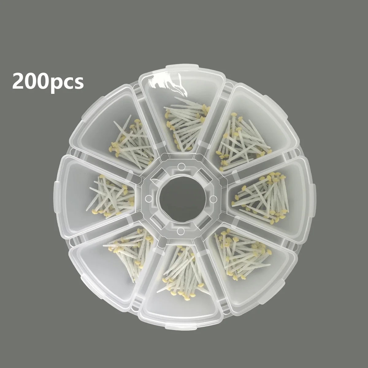 Aste in fibra di vetro da 200 pezzi/scatola: superficie mista liscia/opaca