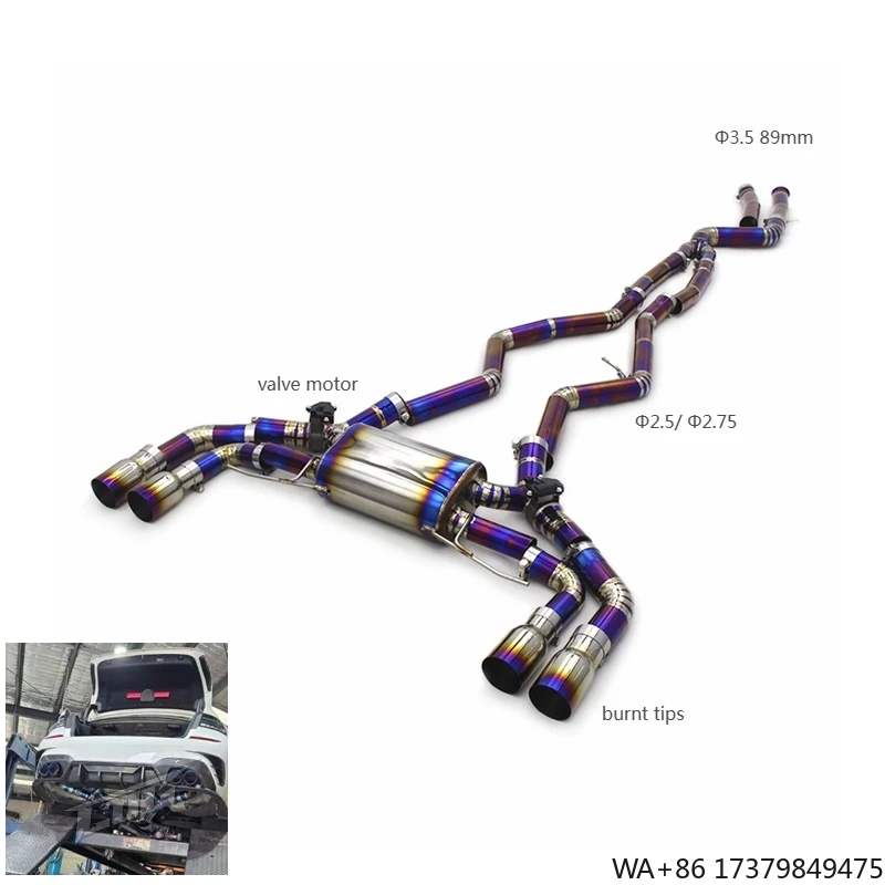 

Custom Catback Exhaust for BMW M340/M340i/M440/M440i G20 3.0T 2019-2023 High Performance Valvetronic Titanium Exhaust System