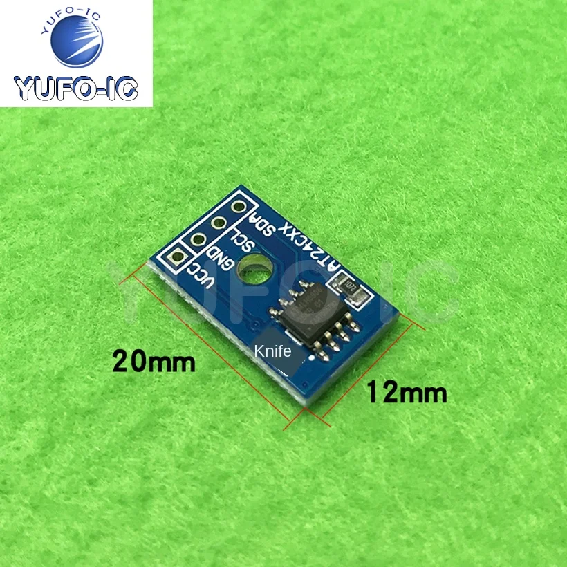 Free Ship 5pcs AT24C02 Module I2C Interface IIC EEPROM Storage Module Smart Car Blue Plate