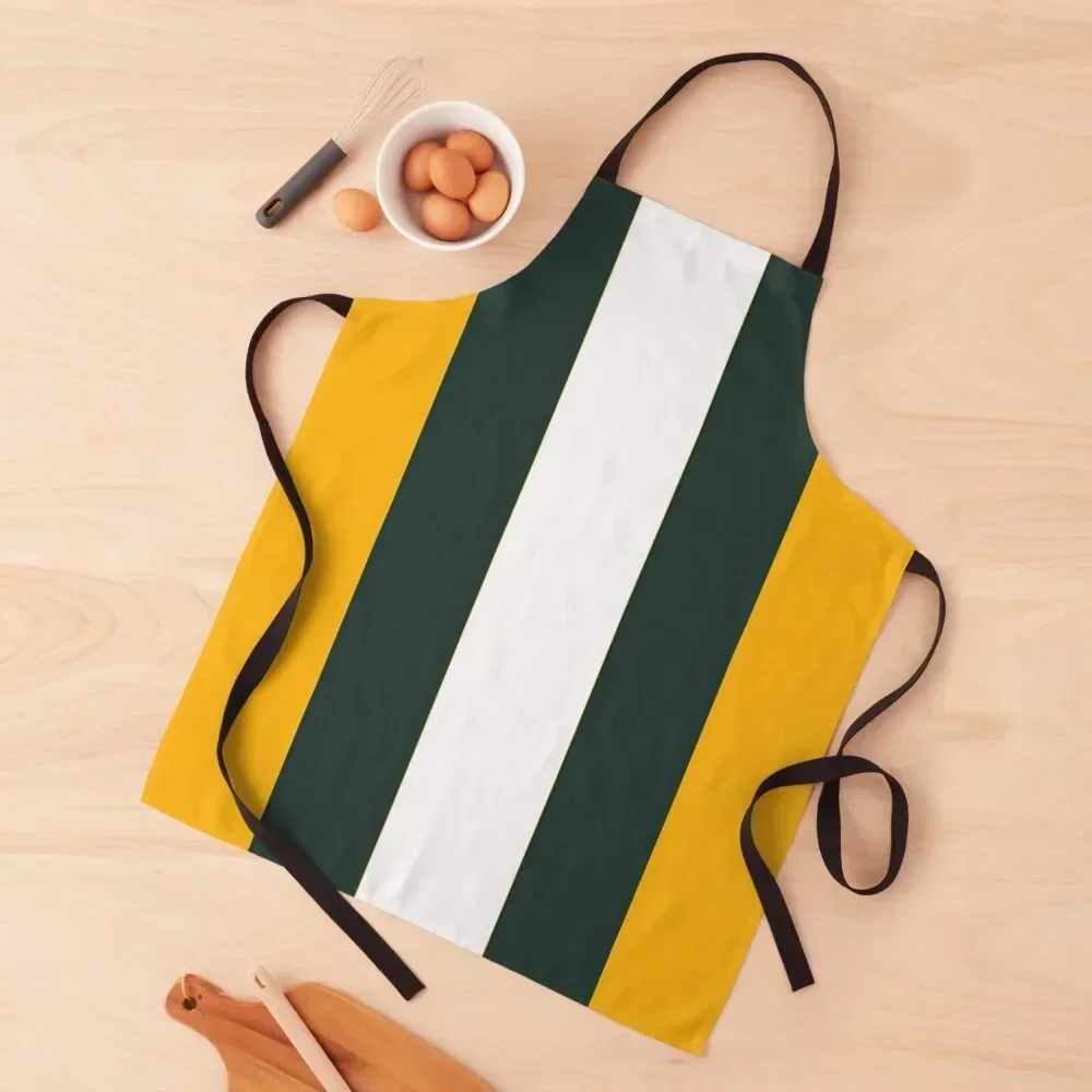 

Bay Packers Helmet Stripes Apron Dress Customizable Waterproof Kitchen For Women chef costume Apron