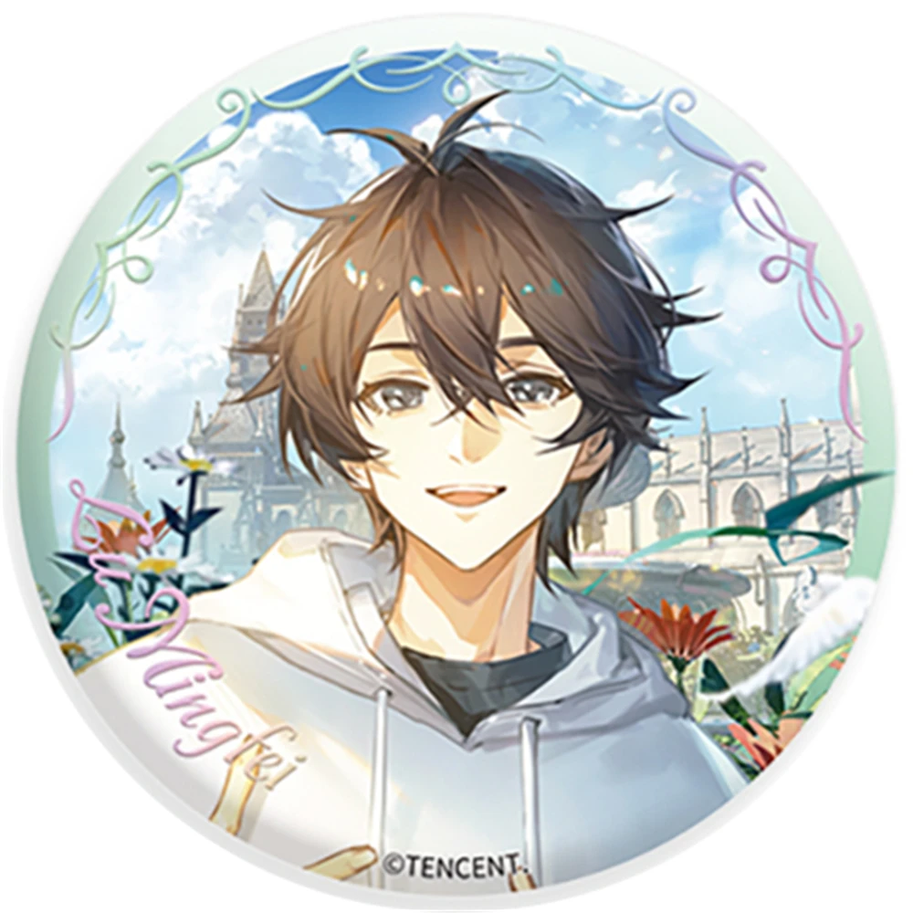 58 مللي متر أنيمي The Blazing Dawn DRAGON RAJA Ricardo · M · Lu Motong Chen تأثيري حلي شارة دبوس SPTE صفيح بروش ﻿   دعامة عيد الميلاد جيلف