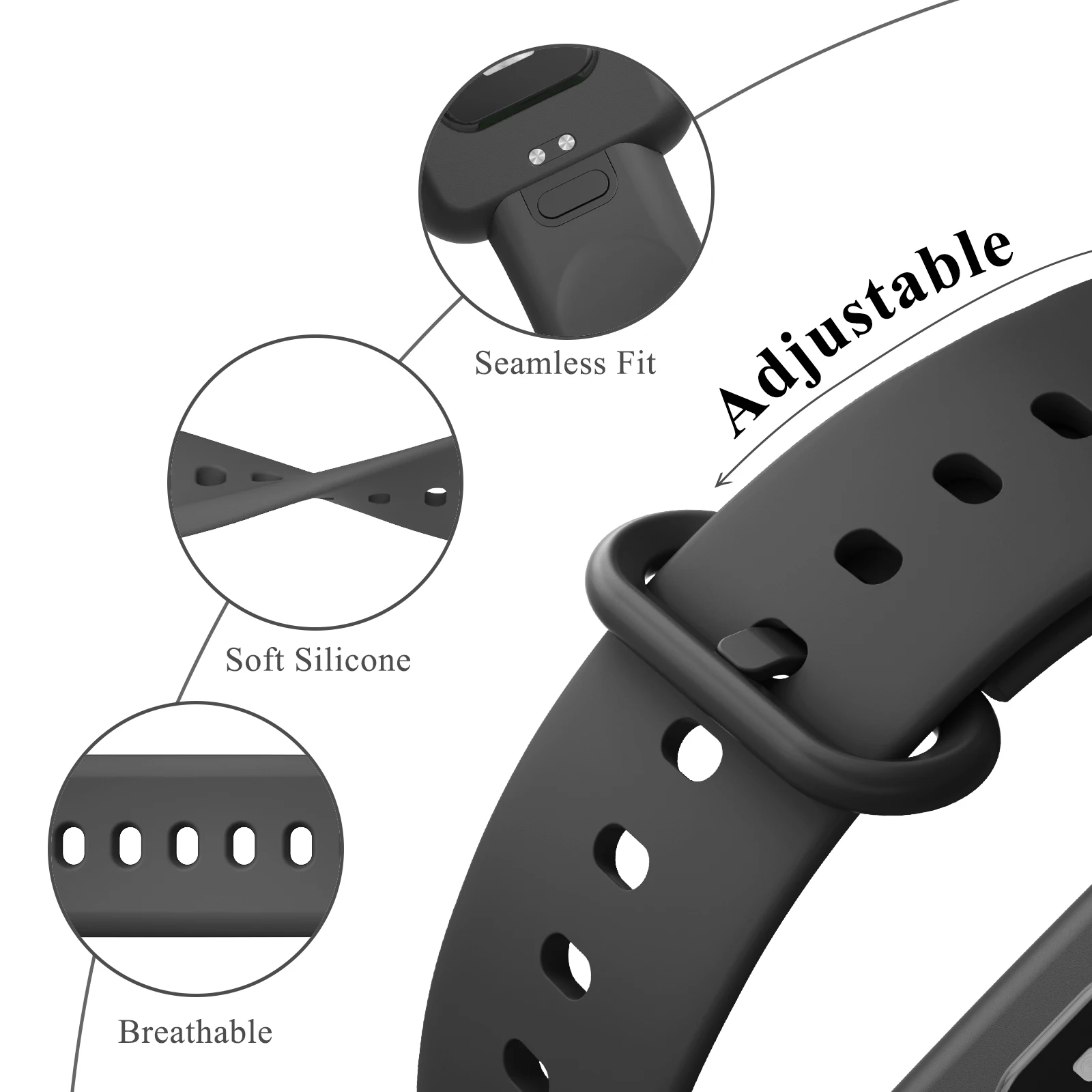 Silicone Band For Xiaomi Mi Watch 2 Lite/Redmi Watch 2 Lite Strap Bracelet For Xiaomi mi Watch Lite/Redmi Watch Lite Watchband