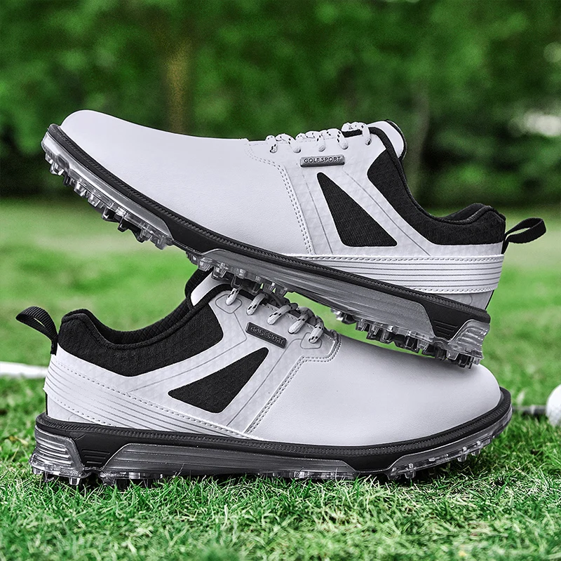 

Spikes Golf Sneakers for Men Athletics Trainers Golf Sport Shoes Man Training Sneakers Size 40-47 Sports Gym Shoes Golfing Shoes