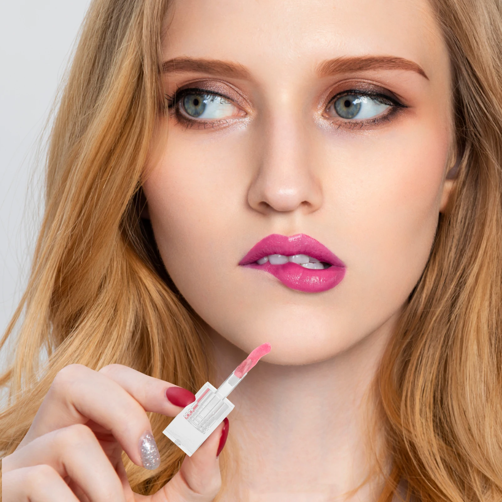 

Color Changing Lip Gloss Fresh Glaze Holographic Jelly Clear Glossy Oil Shimmer Long Lasting Hydration Non Sticky Formula Makeup