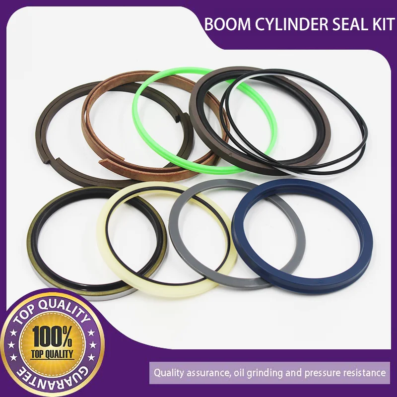 2438U1102R300 BOOM CYLINDER SEAL KIT FOR KOBELCO HEAVY EQUIPMENT SK200 SK200LC SK210 SK210LC CYLINDER ASSY(R.H. BOOM)