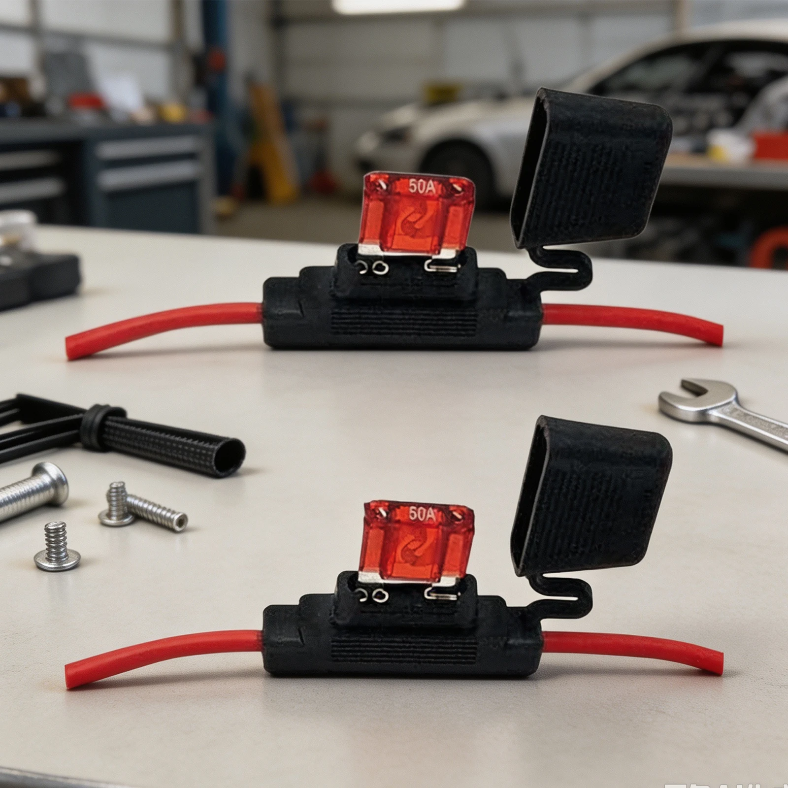 15.75 Inches L 10 AWG Fuse Holder Automotive Fuse Holder Fuse Holder Easy To Install Optimal Performance 15.75