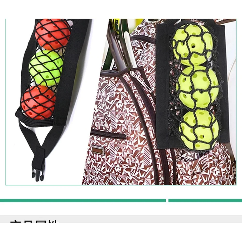 For Pickleball Paddles Paddle Cover Pickleball Mesh Bag Breathable Design Quick-dry Mesh Secure Buckle Closure
