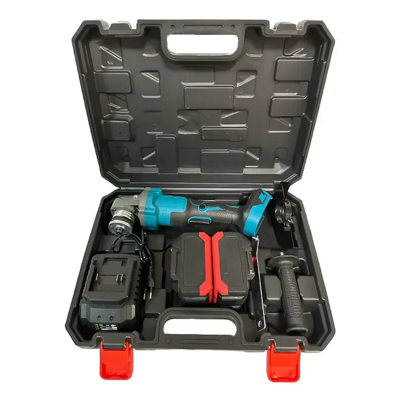21V Industrial Battery-Powered Cordless Brushless Copper Angle Grinder Trigger 125mm Grinding Disc Stainless