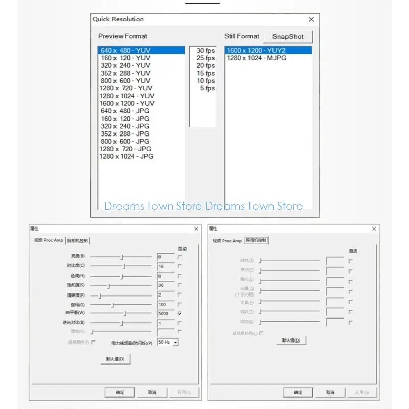 HX6A HM2057 Modul Kamera Video 2MP 60° USB FreeDriver 1600x1200 Papan MJPG/YUY2