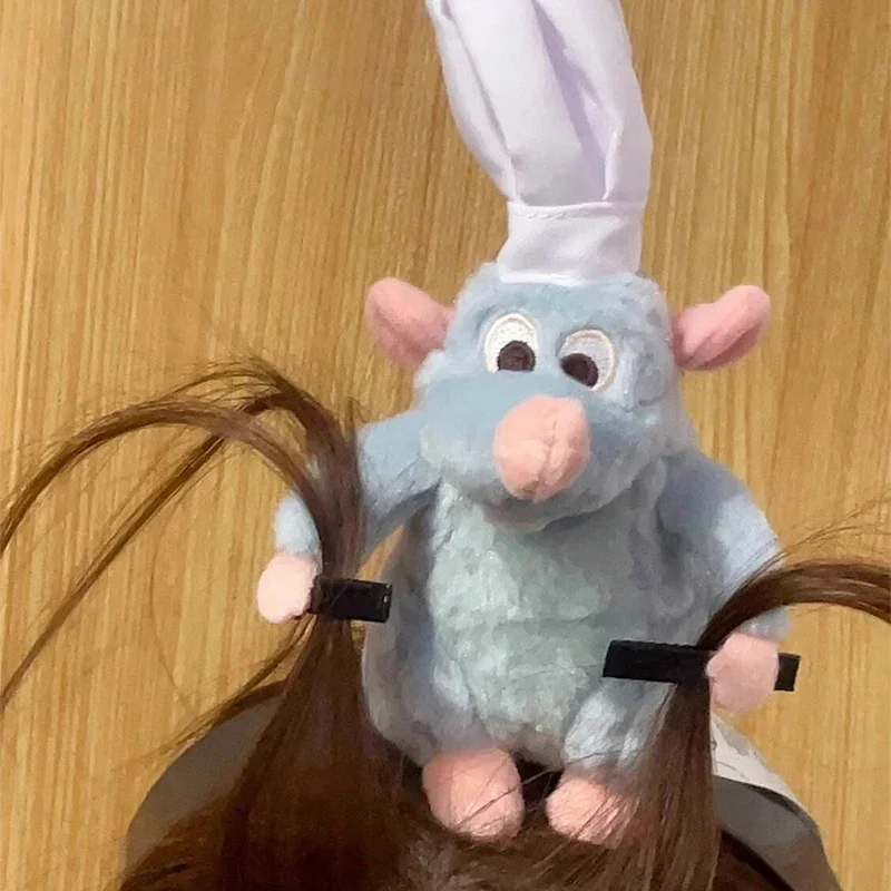 Cuisine Mouse King Hair Hoop Plush Doll Headband French Wide Edge Hair Accessories Mouse Hair Decoration Girl Birthday Toys Gift